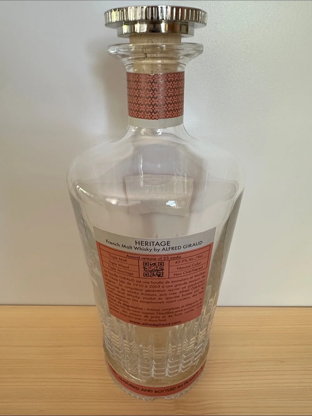Alfred Giraud heritage whisky